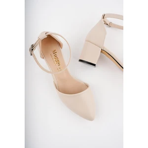 W0708 Garantili Kadın Klasik Günlük Tarz Şık ve Rahat Topuklu Ayakkabı