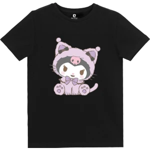 Ez Design Kuromi Baskılı Tshirt