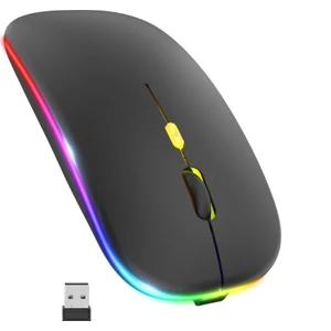 Blackbird Game Center Siyah Rgb Şarjlı Kablosuz 1600DPI Işıklı Kablosuz Mouse Bwm6