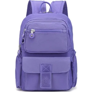 Smart Bags Krinkıl Kumaş Su Geçirmez Kadın Sırt Çantası BC 3168 - Mor