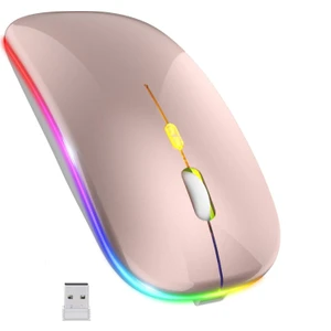 Blackbird Game Center Rose Gold Rgb Şarjlı Kablosuz 1600DPI Işıklı Kablosuz Mouse Bwm6