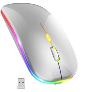 Blackbird Game Center Gri Rgb Şarjlı Kablosuz 1600DPI Işıklı Kablosuz Mouse Bwm6