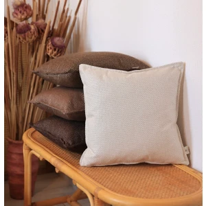 Serrated Kırlent Kılıfı Beyaz