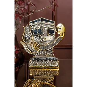 Hac Umre Hediyelik Dekoratif Obje Kabe Vav Lale Hediyelik Biblo Süs