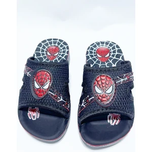 Spiderman Örümcek Adam Erkek Çocuk Kaydırmaz Tabanlı Ev Anaokulu Deniz Yumuşak Terlik