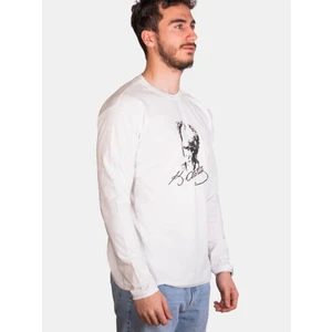 Unisex %100 Pamuk Standart Kesim Sıfır Yaka Uzun Kollu Siyah Atatürk Baskılı T-Shirt