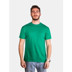 Unisex %100 Pamuk Standart Kesim Sıfır Yaka Kısa Kollu Kırmızı T-Shirt
