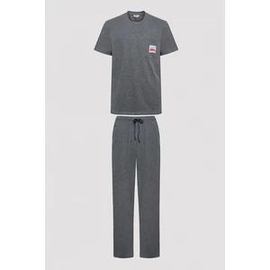 Fox Antrasit Pijama Takımı