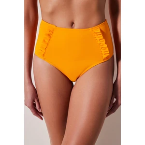 High Ruffle Turuncu Bikini Altı