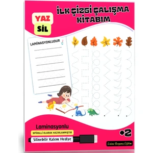 Yaz - Sil İlk Çizgi Çalışma Kitabım
