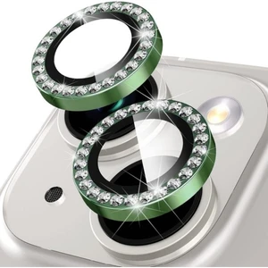 iPhone 14 Plus Uyumlu Kamera Koruyucu Cam Lens Mercek Koruyucu Taşlı
