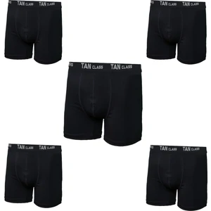 Tan Class 5 'li Siyah Premium Boxer , Baksır , Likralı , Esnek Kumaş Oris Içgiyim