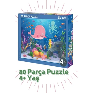 80 Parça, 4 Yaş Puzzle "su Altı" Puzzle Ebat 34X48CM BON8187