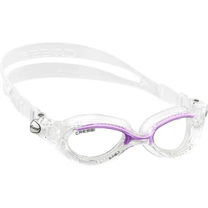 Flash Lady Polycarbon - Silikon Deniz Gözlüğü Clear-Clear-Lılac