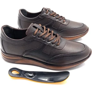 Umut Ayakkabı Büyük Numara  Deri Ortopedik Erkek Ayakkabı