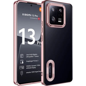 Tekno Grup Xiaomi Mi 13 Pro Kılıf Kamera Korumalı Logo Gösteren Omega Kapak + Nano Ekran Koruyucu