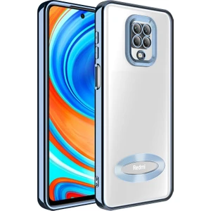 Tekno Grup Xiaomi Redmi Note 9 Pro Kılıf Kamera Korumalı Logo Gösteren Omega Kapak + Nano Ekran Koruyucu