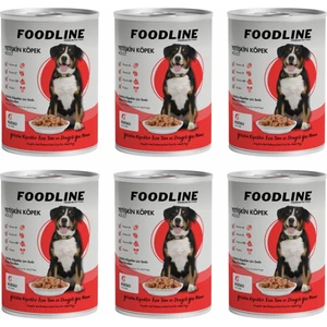 Kuzu Etli Yetişkin Köpek Konservesi 400 gr x 6 Adet
