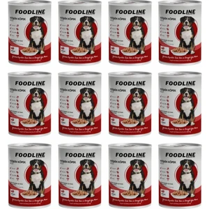 Biftekli Yetişkin Köpek Konservesi 400 gr x 12 Adet