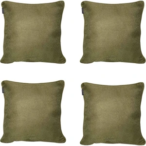 4'lü Hasır Dokulu Fitilli Çift TaraflıKırlent Kılıf Yeşil