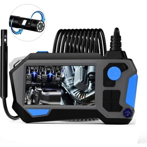 Monitörlü 360° Döndürülebilir Çift Kameralı Hd Görüntü 5metre Sert Tel Kablolu Yılan Kamera