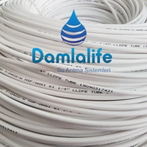 Taiwan Nsf Onaylı 6 mm 1/4 Su Arıtma Hortum 5 Metre