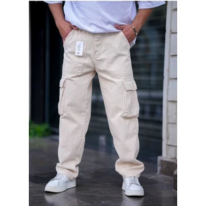 Tarz Cool Erkek Kargo Cep Baggy Pantolon