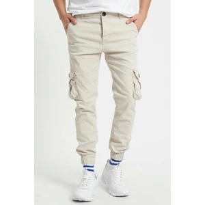 Tarz Cool Erkek Slim Fit Kargo Cep Likralı Pantolon