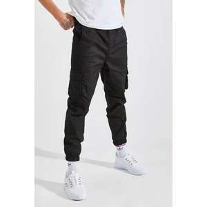 Tarz Cool Erkek Slim Fit Kargo Cep Likralı Pantolon