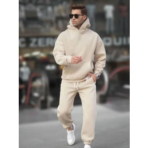 Erkek Oversize 3 Iplik Içi Pamuklu Eşofman Takımı