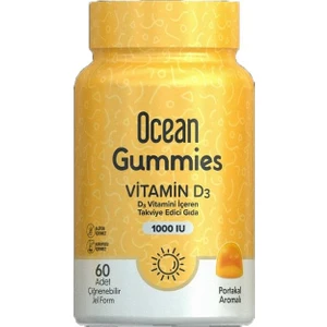 Ocean Gummies Vitamin D3 60 Çiğneme Form