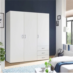 T Designo Akel Giyinme Dolabı - Çok Amaçlı Dolap - Gardırop 150 Cm-3 Kapaklı-3 Çekmeceli