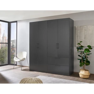 T Designo Araz Giyinme Dolabı - Çok Amaçlı Dolap - Gardırop 180 Cm-4 Kapaklı-2 Çekmeceli