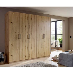 T Designo Aleyna Giyinme Dolabı - Çok Amaçlı Dolap - Gardırop 225 Cm-5 Kapaklı