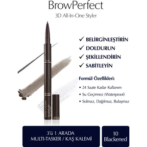 Estee Lauder Browperfect 3D All-In-One Styler Multı-Tasker Kaş Kalemi 10 Blackened Brown
