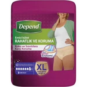 Emici Külot Kadın Extra Büyük 9'lu