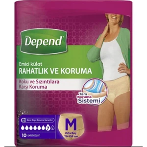 M Beden Kadın Emici Külot 10'lu