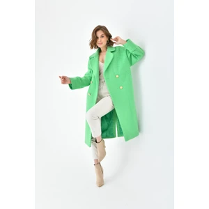 FTZ Women Kadın Kravuze Kaşe Kaban  Benetton 30642