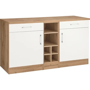 T Designo Katya Mutfak Adası Alt Modül 150 cm Beyaz -Tezgah Dahil