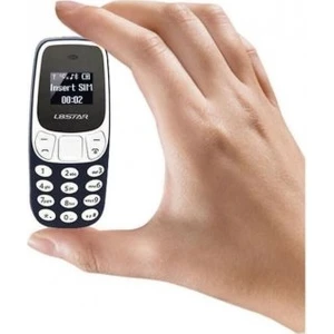 Mini Tuşlu Parmak Telefonu Lacivert