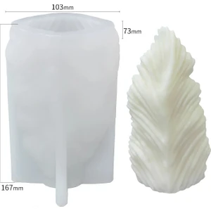 Haicheng Shop Küçük Mercan Tarzı Yeni Büyük Mercan Kabuğu Şekli Mum Silikon Kalıp 3D Aromaterapi El Yapımı Soya Balmumu Mum El Sanatları Kalıp Formları Alçı Ev Dekor (Yurt Dışından)