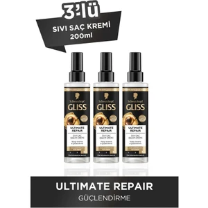Sıvı Saç Kremi 200ml Ultimate Repair X3