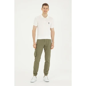 U.S. Polo Assn. Erkek Koyu Haki Pantolon (Kanvas-Chino) 50263815-VR111