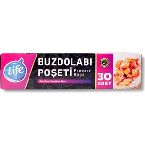 Orta Boy Buzdolabı Poşeti 30'lu