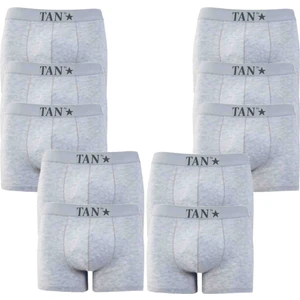 Tan Boxer,baksır 10 Lu Gri  Ekonomik Paket Pamuklu,likralı,esnek Kumaş Oris Iç Giyim