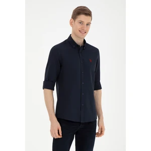 U.S. Polo Assn. Erkek Lacivert Gömlek Basic 50288629-VR033