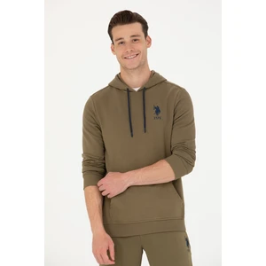 U.S. Polo Assn. Erkek Haki Sweatshirt 50269426-VR027