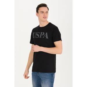 U.S. Polo Assn. Erkek Siyah Basic Bisiklet Yaka Tişört 50262976-VR046