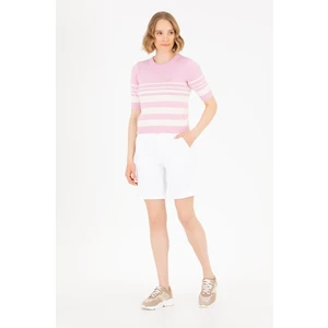 U.S. Polo Assn. Kadın Beyaz Şort / Bermuda 50263220-VR013