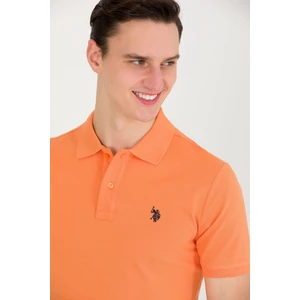 U.S. Polo Assn. Erkek Turuncu Tişört Basic 50262933-VR051